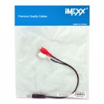 3.5 DC JACK ADAPTER TO 2 RCA FEMALE