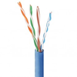 UTP CAT5E 1000 FT ROLL - BLUE