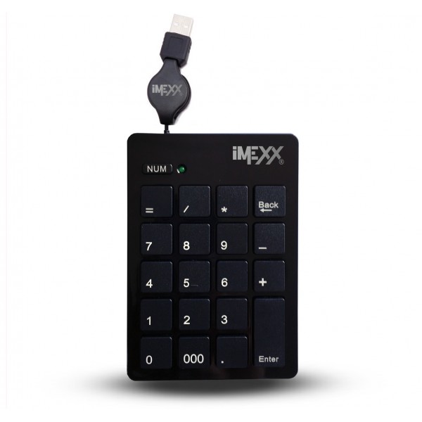 RETRACTABLE NUMERICAL KEYPAD