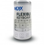 FLEXIBLE WATERPROOF KEYBOARD - ENGLISH - WHITE