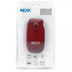 ULTRA SLIM 2.4GHZ WIRELESS MOUSE - Red