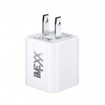 PREMIUM DUAL USB  CHARGER 2.1A & 1A. - WHITE